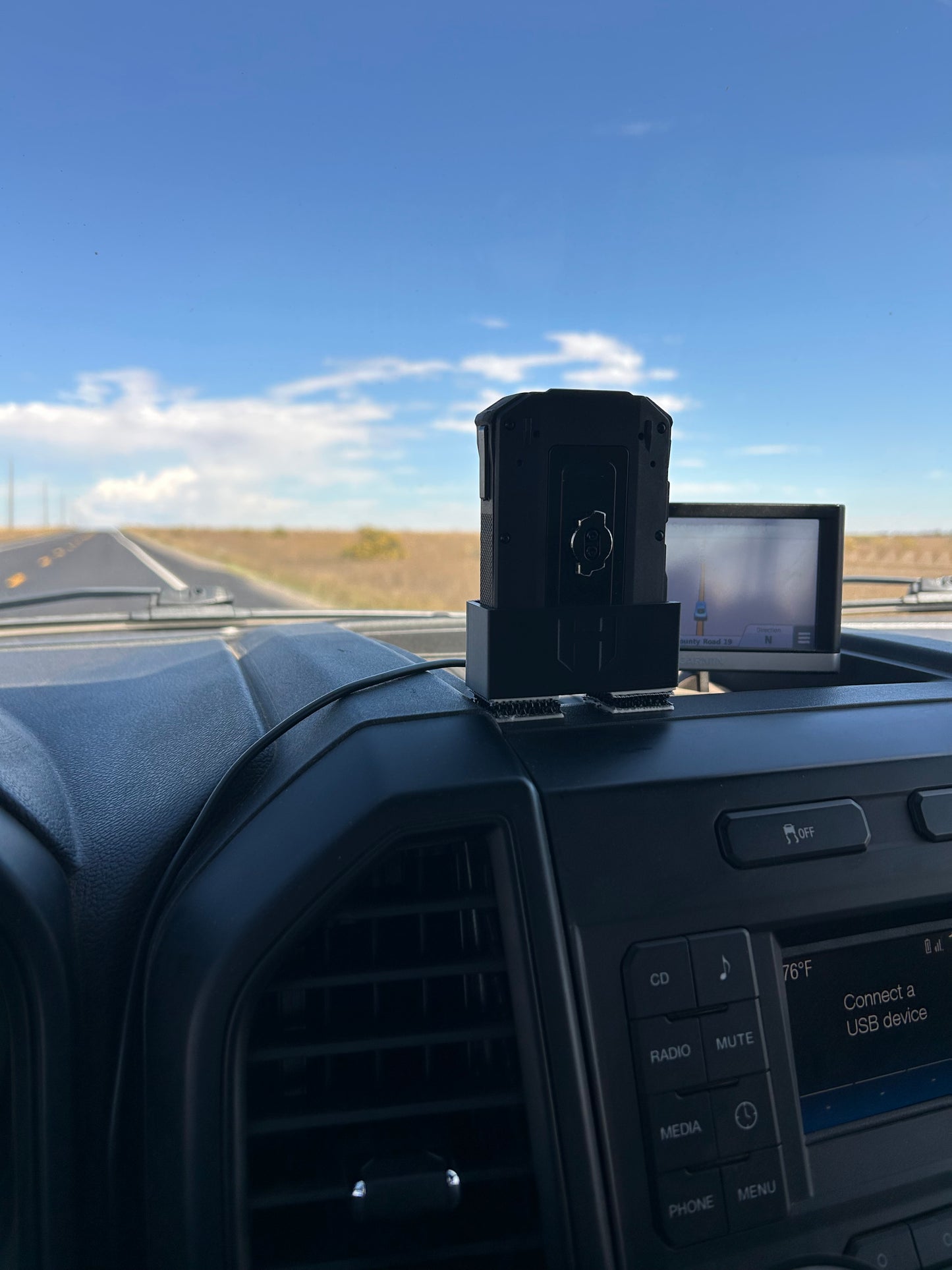 Body Camera Dashboard Mount for patrol officers- stable video