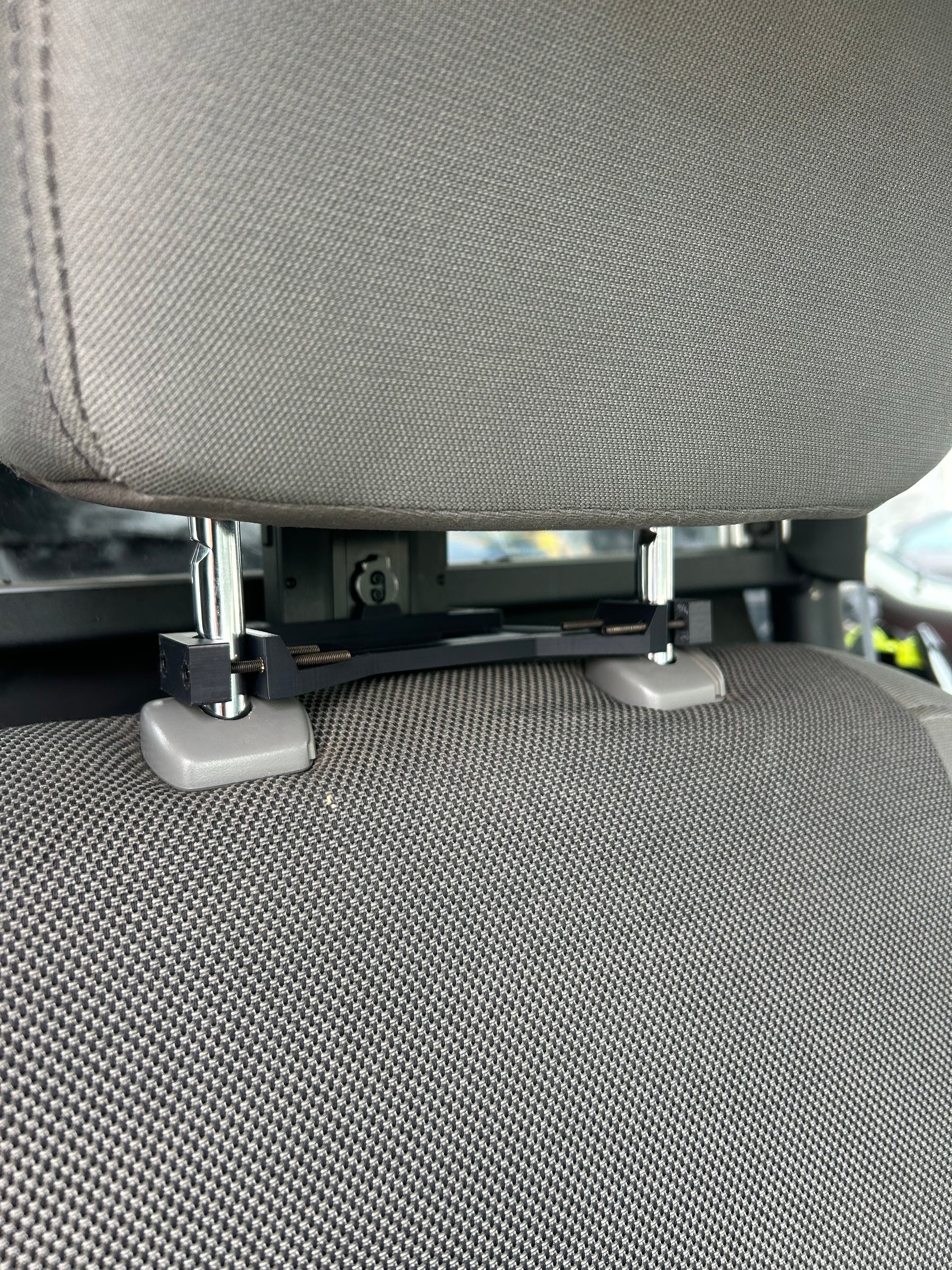 BWC Mount view from front passenger seat, gear for patrol officers