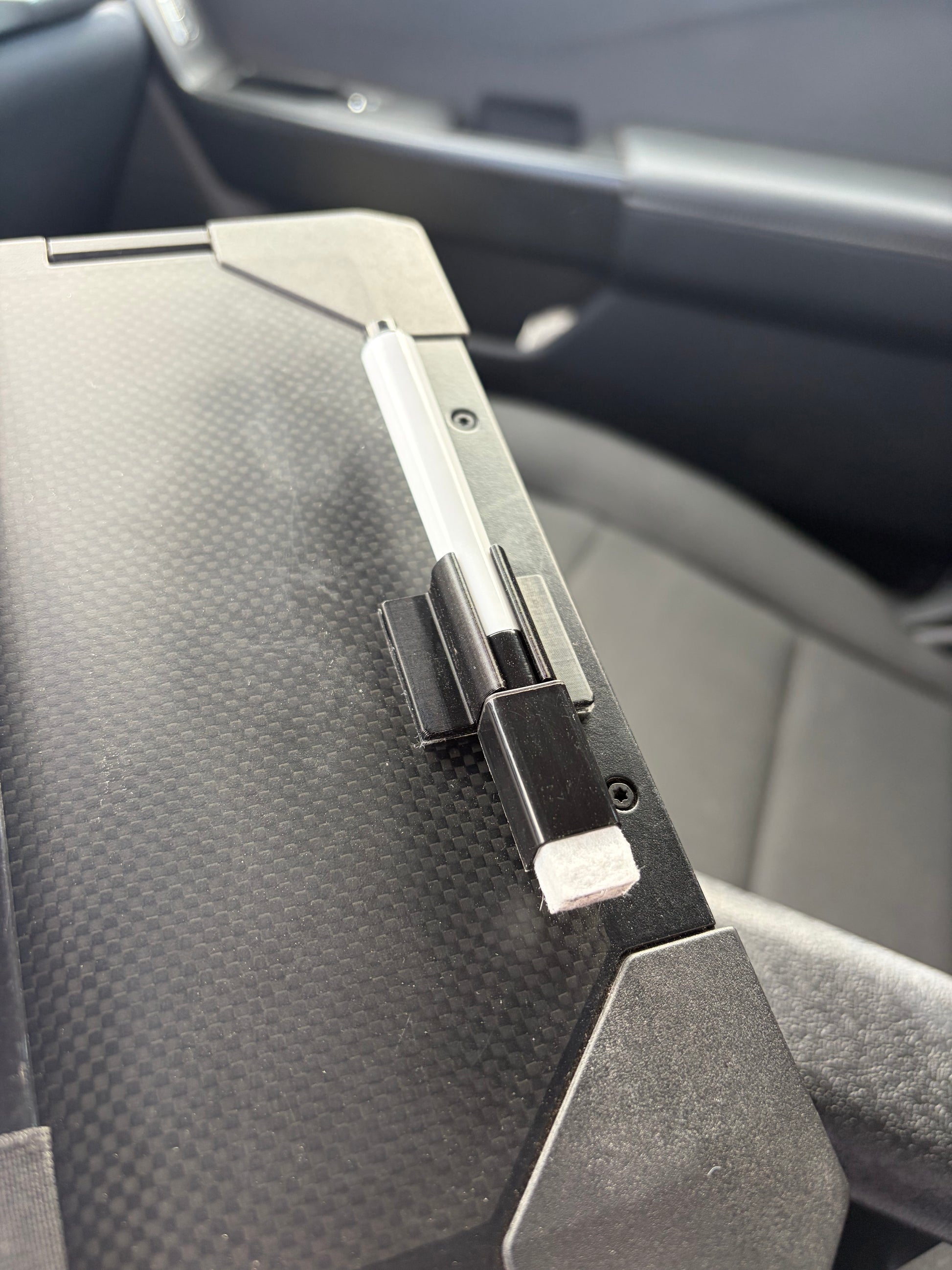 Tactical Note System pen designed for quick notes for police officers