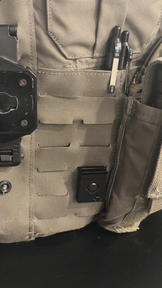 The SPIN Clip | MOLLE ID Holder | Law Enforcement Gear